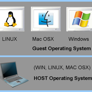 Virtual operating system for windows and macintosh
